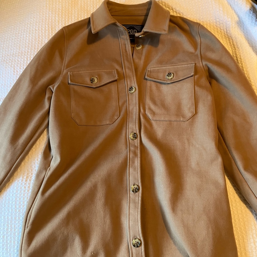 XXS Shacket (camel colour)